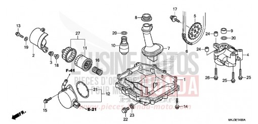 OIL PAN/OIL PUMP CB1000RAL de 2020
